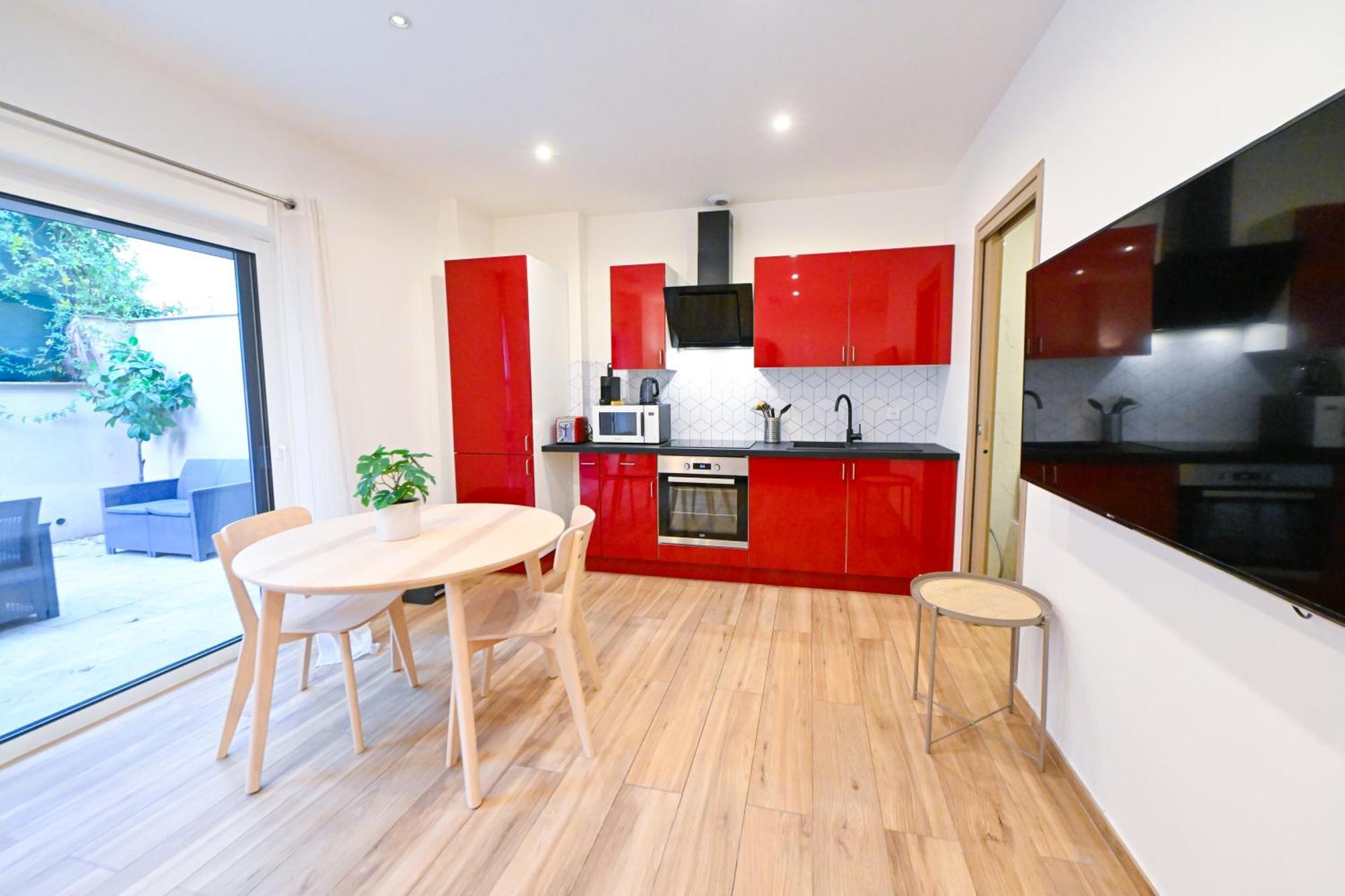 Beau Studio Cozy Centre Ville Et Plages Avec Terrasse N3 Ница Екстериор снимка